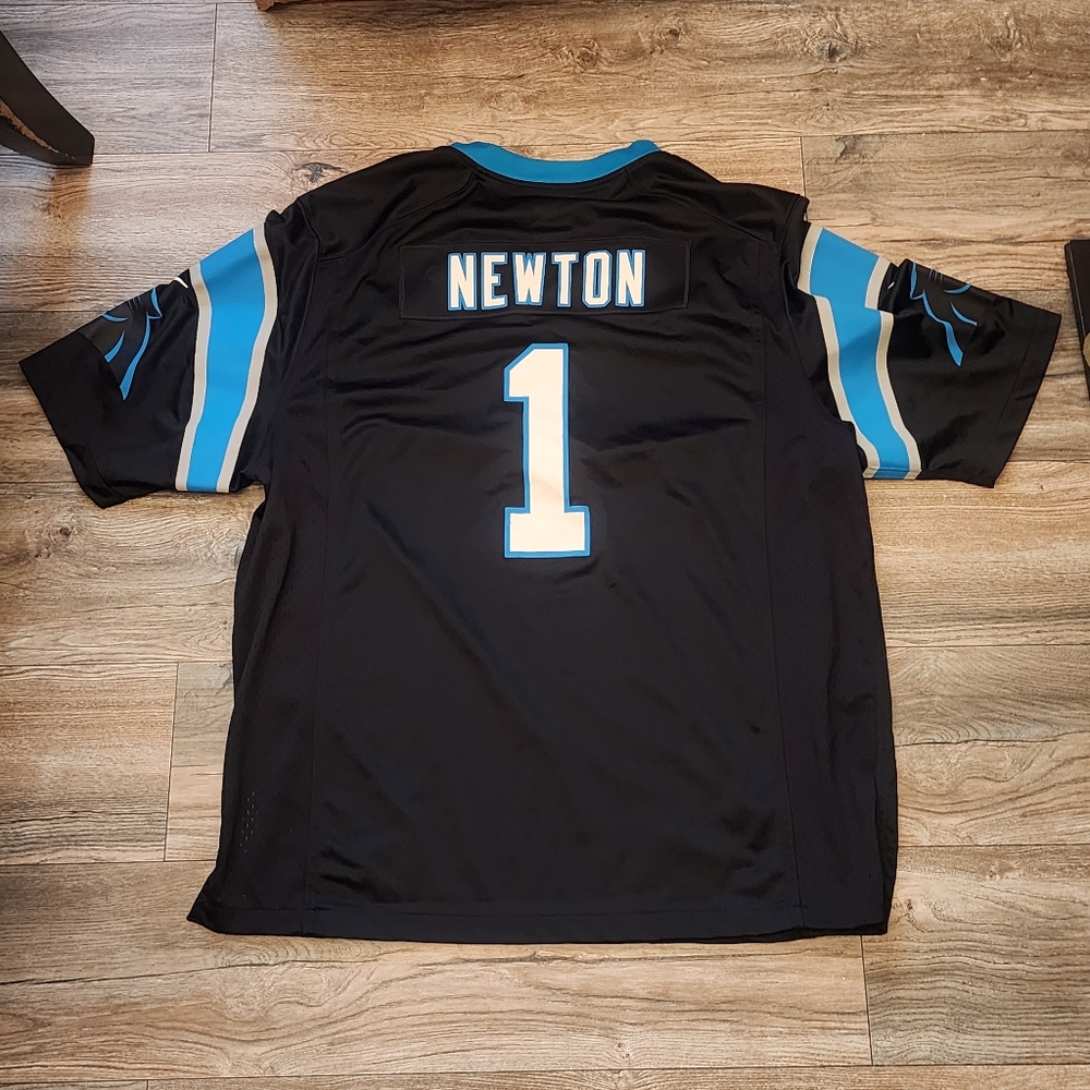 Nike Carolina Panthers Men's Jersey Cam Newton #1 NFL On Field XXL
